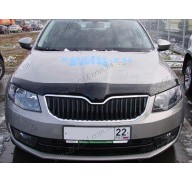 Дефлектор капота на Skoda Octavia A7 13- (Sim)