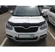 Дефлектор капота на Skoda Yeti 13- (Sim)