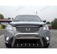 Дефлектор капота на SsangYong Actyon 11-13 (Sim)