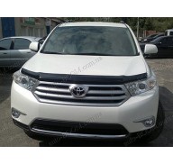 Дефлектор капота на Toyota Highlander 2 10-13 (Sim)