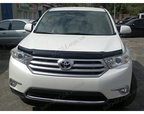 Дефлектор капота на Toyota Highlander 2 10-13 (Sim)