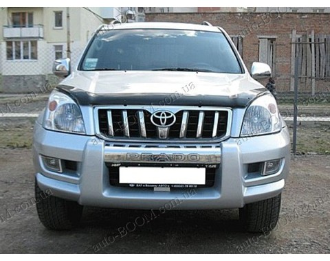 Дефлектор капота на Toyota Prado 120 02-09 (Sim)