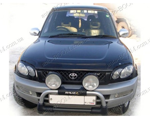 Дефлектор капота на Toyota RAV4 94-00 темная (Sim)