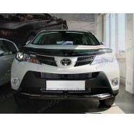 Дефлектор капота на Toyota RAV4 4 13- темная (Sim)