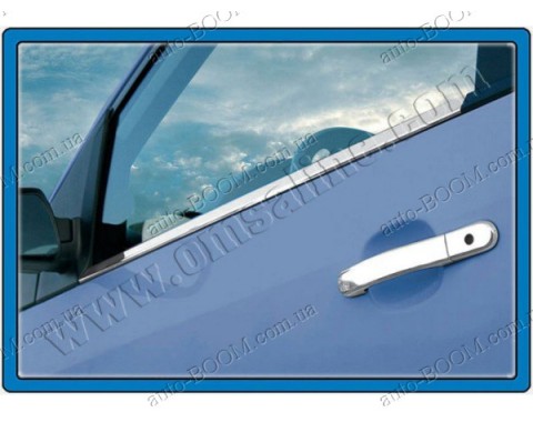 Накладки на ручки (нержавейка)  Ford Fiesta 6 08- 2шт