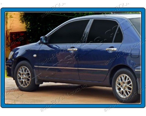 Накладки на ручки (нержавейка)  Mitsubishi Grandis 03-11