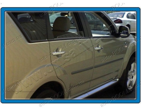 Накладки на ручки (нержавейка)  Mitsubishi Outlander 03-06