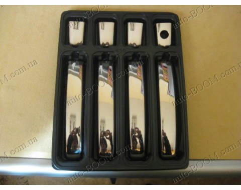 Накладки на ручки (нержавейка)  Nissan Qashqai 06-14