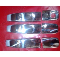 Накладки на ручки (нержавейка)  Opel Vivaro 01-14 3шт