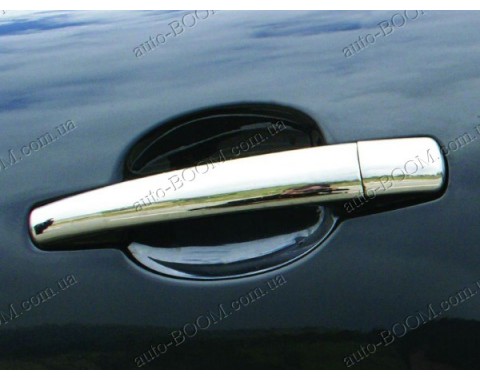 Накладки на ручки (нержавейка)  Peugeot 407 04-11