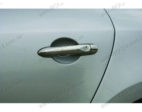 Накладки на ручки (нержавейка)  Renault Fluence 09-