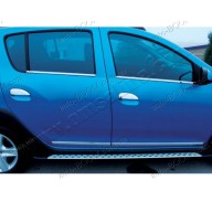 Накладки на ручки (нержавейка)  Renault Logan 2 13-
