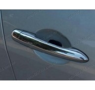 Накладки на ручки (нержавейка)  Renault Megane 2 02-08