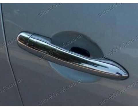 Накладки на ручки (нержавейка)  Renault Megane 2 02-08