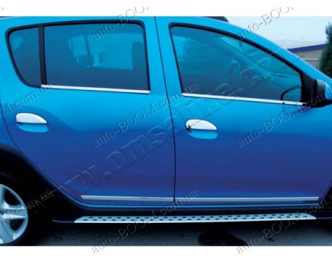 Накладки на ручки (нержавейка)  Renault Sandero 2 12-