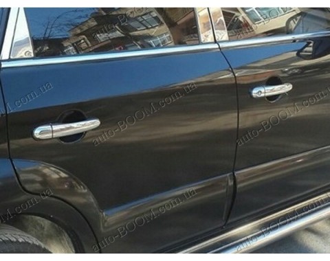 Накладки на ручки (пластик) Hyundai Tucson 04-10
