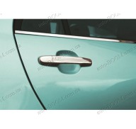 Накладки на ручки (пластик) Toyota Hilux 7 04-