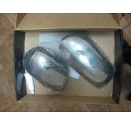 Накладки на зеркала (нержавейка) Audi A4 04-08