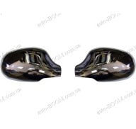 Накладки на зеркала (нержавейка) Daewoo Lanos 96-