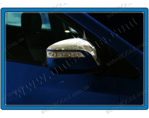 Накладки на зеркала (нержавейка) Hyundai ix35 10-