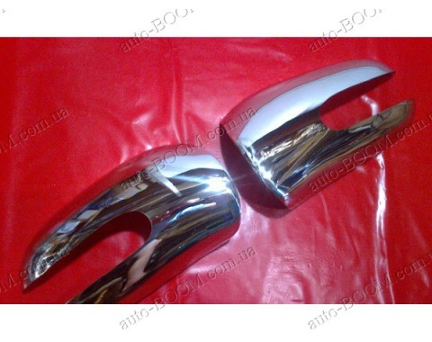 Накладки на зеркала (нержавейка) Mercedes ML W163 97-05