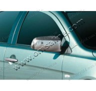 Накладки на зеркала (нержавейка) Mitsubishi Lancer X 10 07-