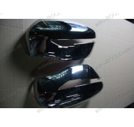 Накладки на зеркала (нержавейка) Nissan Qashqai 2 14-