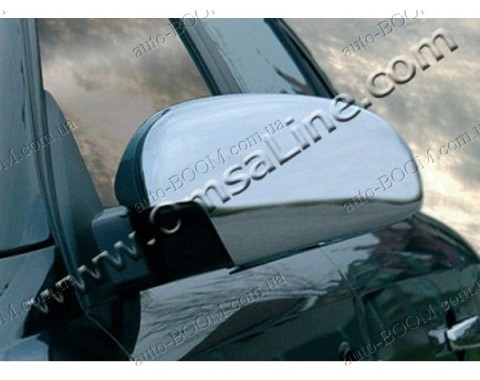 Накладки на зеркала (нержавейка) Opel Vectra C 02-08