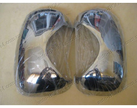 Накладки на зеркала (нержавейка) Renault Trafic 01-14