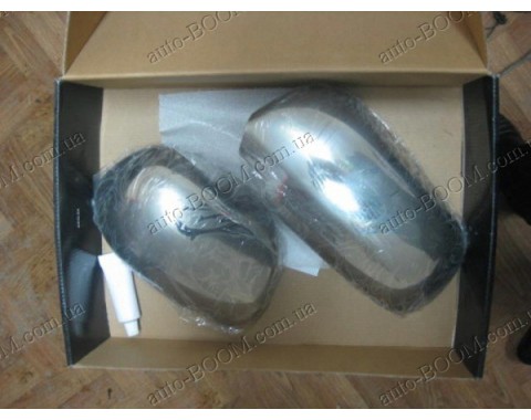 Накладки на зеркала (нержавейка) Skoda Octavia A5 04-12