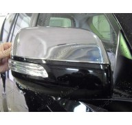 Накладки на зеркала (нержавейка) Toyota Land Cruiser 200 08-