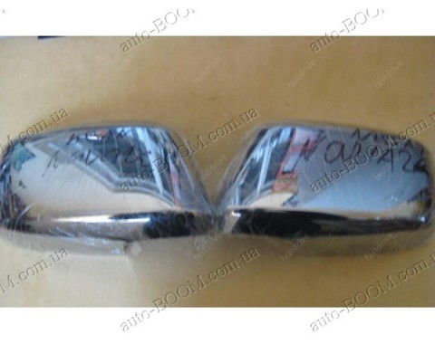 Накладки на зеркала (пластик) Nissan Navara 2 98-04