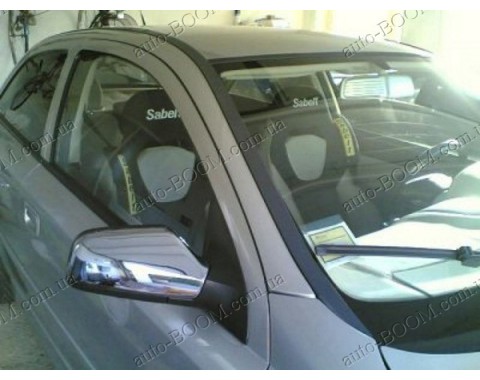 Накладки на зеркала (пластик) Opel Astra G 97-04