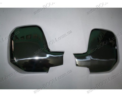Накладки на зеркала (пластик) Peugeot Partner Teppe 08-12