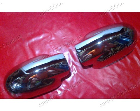 Накладки на зеркала (пластик) Renault Logan 04-08