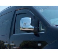 Накладки на зеркала (пластик) VW Caddy 3 04-