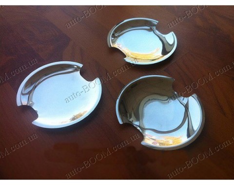 Накладки под ручки (нержавейка) Peugeot Partner Tepee 08-12