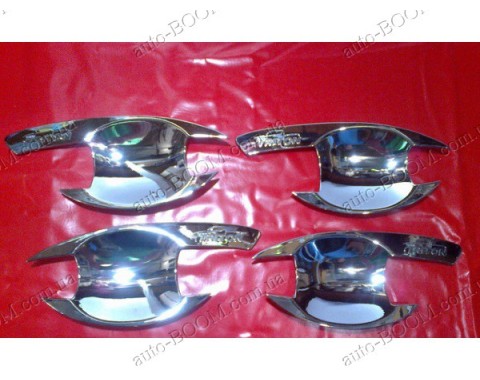 Накладки под ручки (пластик) Mitsubishi Pajero Sport 2 08-