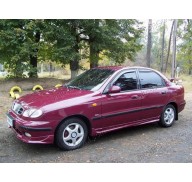 Уголки переднего бампера Daewoo Lanos 96- (Orticar)