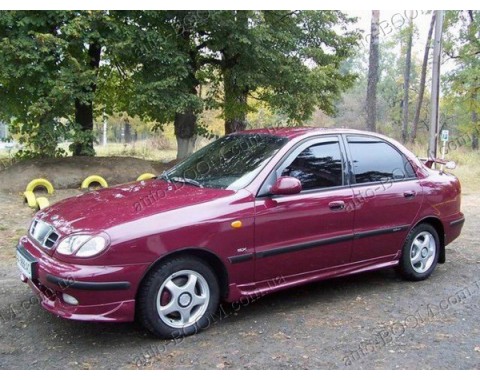 Уголки переднего бампера Daewoo Lanos 96- (Orticar)