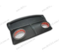 Акустическая полка на Chery Amulet 03-09 черная, на фанере, пирамида