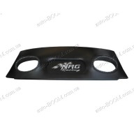 Акустическая полка на Chevrolet Aveo 12- черная, на фанере, пирамида (NRG)