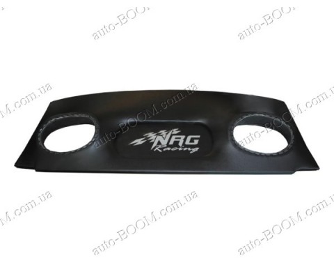 Акустическая полка на Chevrolet Aveo 12- черная, на фанере, пирамида (NRG)