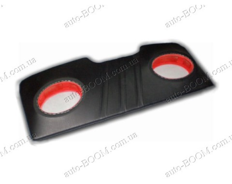 Акустическая полка на Chevrolet Aveo 03-06 хетчбек черная, на фанере, пирамида