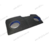 Акустическая полка на Chevrolet Aveo 03-06 хетчбек карпет, на фанере, пирамида