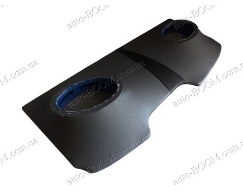 Акустическая полка на Chevrolet Aveo 03-06 хетчбек серая, на фанере, пирамида