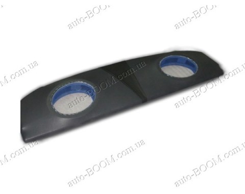 Акустическая полка на Daewoo Lanos 96- графит, на фанере, пирамида