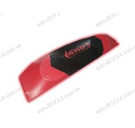 Акустическая полка на Daewoo Lanos 96- красная, на фанере, пирамида