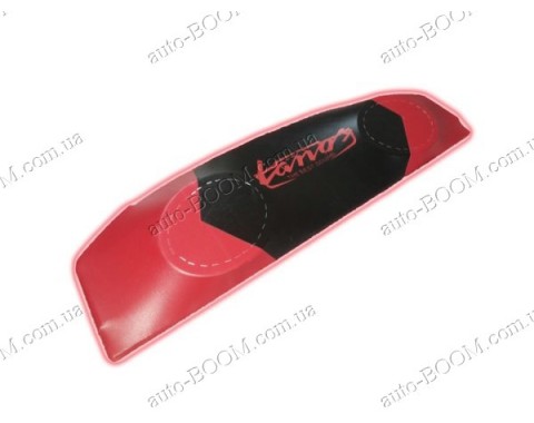 Акустическая полка на Daewoo Lanos 96- красная, на фанере, пирамида