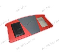 Акустическая полка на Fiat Punto Fiat Punto 99-07 черно-синяя, на фанере, пирамида